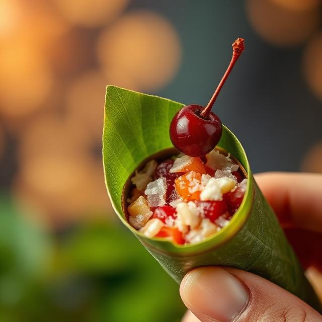 Beautifully crafted meetha paan
