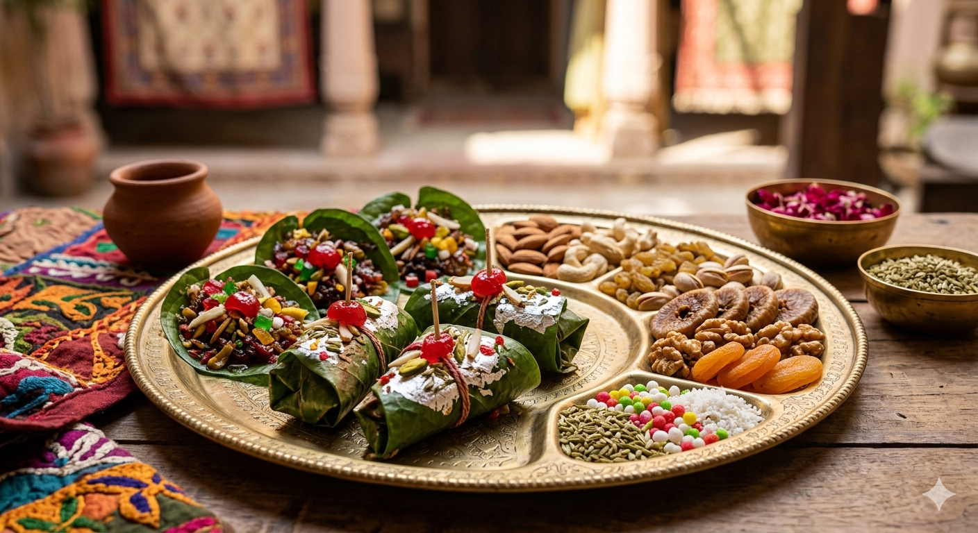 Variety of flavoured paan